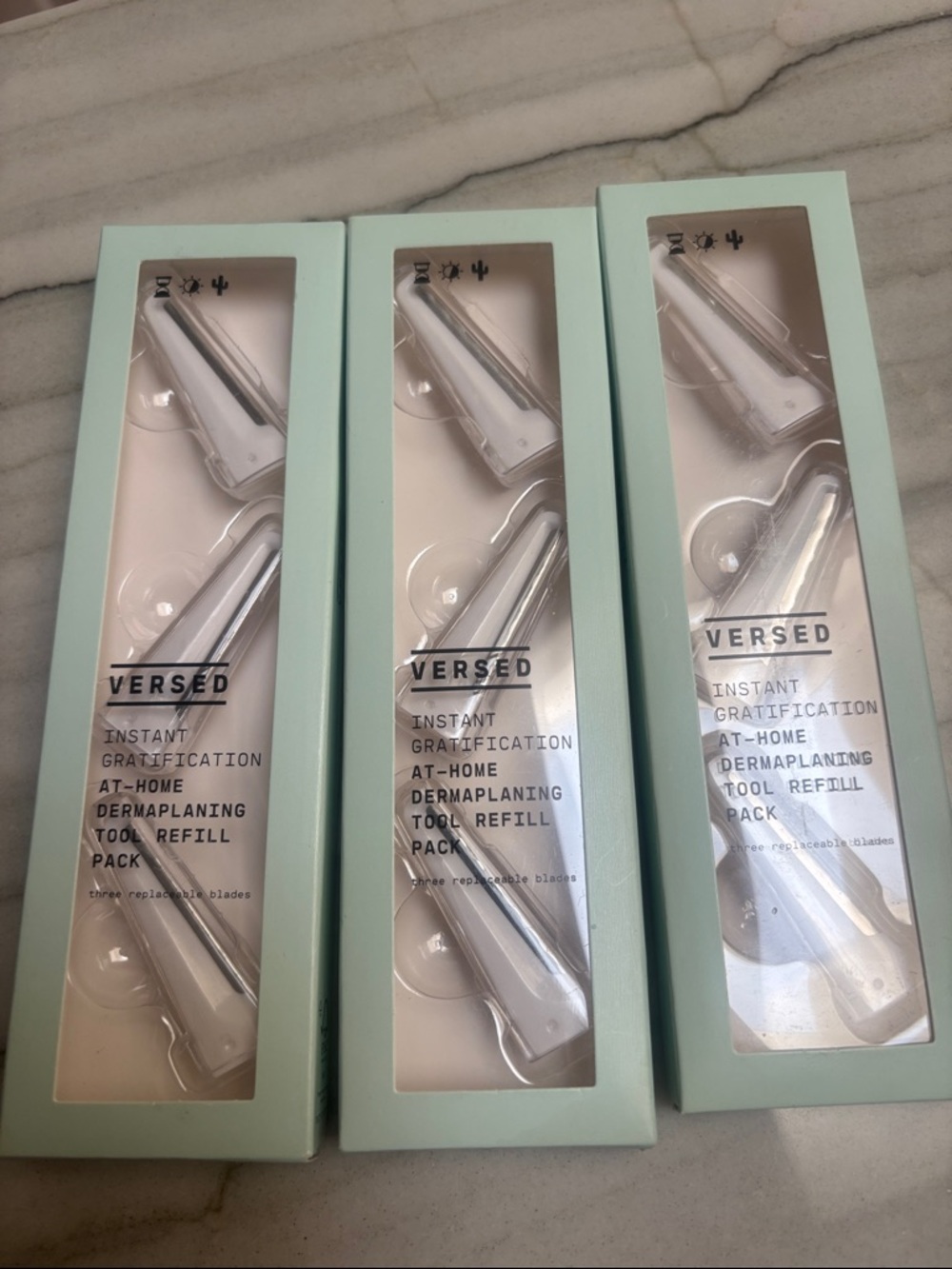 Versed At-Home Dermaplaning Tool Refill Pack - Mint - Picture 3 of 3